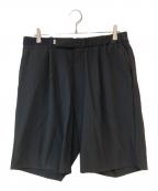 Graphpaperグラフペーパー）の古着「Flex Tricot Wide Chef Shorts」｜ブラック