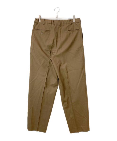 MARKAWARE（マーカウェア）MARKAWARE (マーカウェア) CLASSIC FIT TROUSERS ORGANIC WOOL TROPICAL ブラウン サイズ:3の古着・服飾アイテム