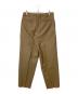 MARKAWARE (マーカウェア) CLASSIC FIT TROUSERS ORGANIC WOOL TROPICAL ブラウン サイズ:3：7000円