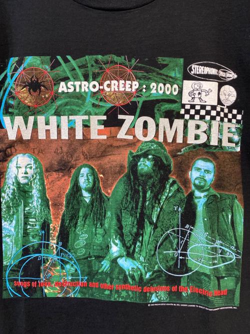 GEM（ジェム）GEM (ジェム) 90s WHITE ZOMBIE ヴィンテージTシャツ ブラック サイズ:XLの古着・服飾アイテム
