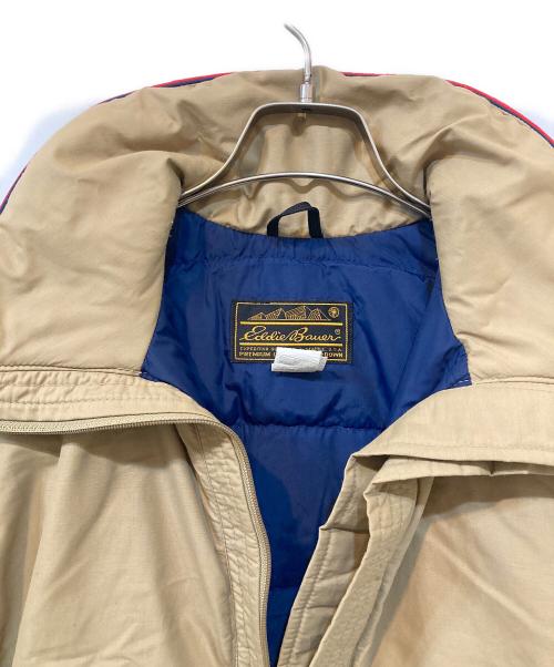 Eddie Bauer（エディーバウアー）Eddie Bauer (エディーバウアー) ハーフジップダウンプルオーバー ベージュ サイズ:なしの古着・服飾アイテム