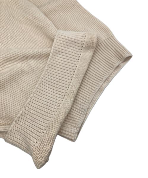 LOEWE（ロエベ）LOEWE (ロエベ) 21SS コットン カットアウト ニットセーター ベージュ サイズ:XSの古着・服飾アイテム