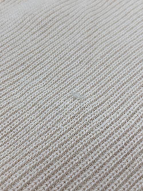 LOEWE（ロエベ）LOEWE (ロエベ) 21SS コットン カットアウト ニットセーター ベージュ サイズ:XSの古着・服飾アイテム