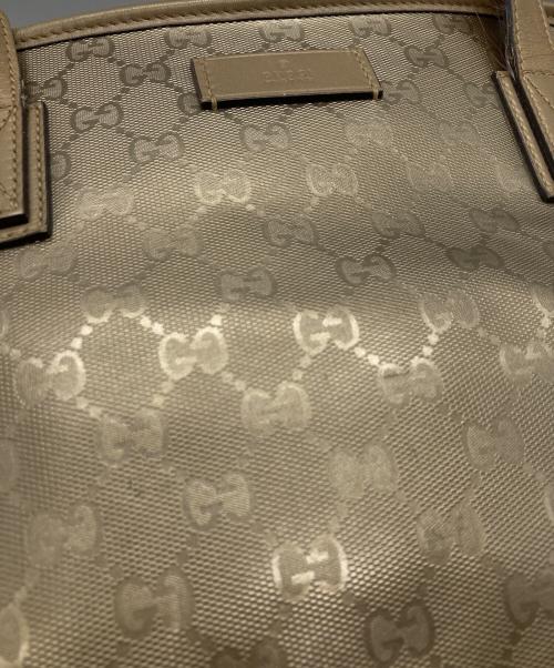 GUCCI（グッチ）GUCCI (グッチ) GGインプリメ トートバッグ ゴールドの古着・服飾アイテム