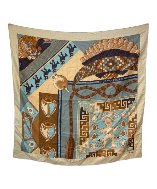HERMES（エルメス）HERMES (エルメス) 神聖なるペルー カレ90 シルクスカーフ サイズ:-の古着・服飾アイテム