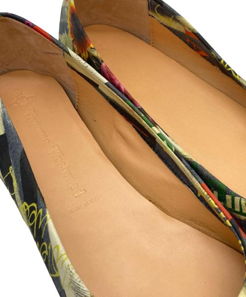 Vivienne Westwood（ヴィヴィアンウエストウッド）Vivienne Westwood (ヴィヴィアンウエストウッド) バレエシューズ マルチカラー サイズ:40の古着・服飾アイテム