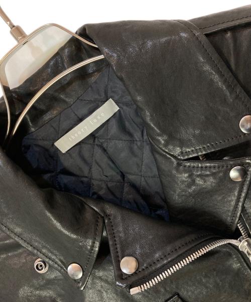 theory luxe（セオリーリュクス）theory luxe (セオリーリュクス) HARL LEATHER SONNY ダブルライダースジャケット ブラック サイズ:38の古着・服飾アイテム