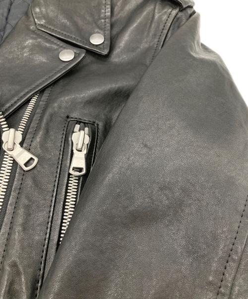 theory luxe（セオリーリュクス）theory luxe (セオリーリュクス) HARL LEATHER SONNY ダブルライダースジャケット ブラック サイズ:38の古着・服飾アイテム