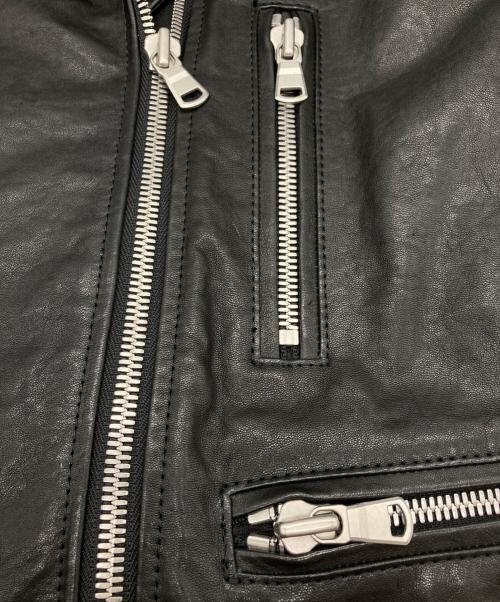 theory luxe（セオリーリュクス）theory luxe (セオリーリュクス) HARL LEATHER SONNY ダブルライダースジャケット ブラック サイズ:38の古着・服飾アイテム