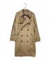 BACCA（バッカ）の古着「フィンクスツイル トレンチコート」｜ベージュ