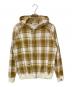 A BATHING APE（ア ベイシング エイプ）の古着「チェックジップパーカー」｜ブラウン
