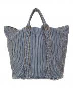45rpm45アールピーエム）の古着「ヒッコリートートバッグ」｜インディゴ