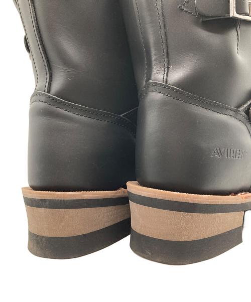AVIREX（アヴィレックス）AVIREX (アヴィレックス) HORNET エンジニアブーツ ブラック サイズ:US8の古着・服飾アイテム