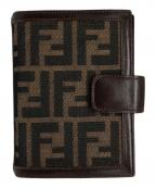 FENDIフェンディ）の古着「ズッカ柄 手帳カバー」｜ブラウン