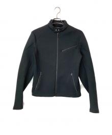 RALPH LAUREN（ラルフローレン）の古着「ボンディング ジップアップジャケット」｜ブラック