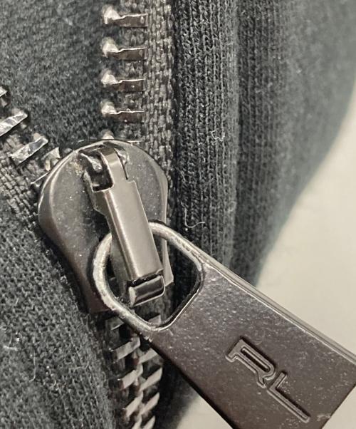 RALPH LAUREN（ラルフローレン）RALPH LAUREN (ラルフローレン) ボンディング ジップアップジャケット ブラック サイズ:Sの古着・服飾アイテム