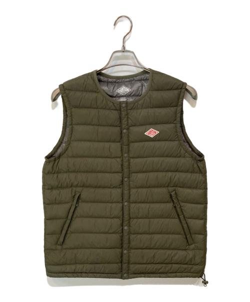 DANTON（ダントン）DANTON (ダントン) INNNER DOWN VEST オリーブ サイズ:40の古着・服飾アイテム