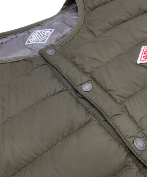 DANTON（ダントン）DANTON (ダントン) INNNER DOWN VEST オリーブ サイズ:40の古着・服飾アイテム