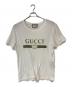 GUCCI（グッチ）の古着「ロゴ ウォッシュドオーバーサイズ Tシャツ」｜ホワイト