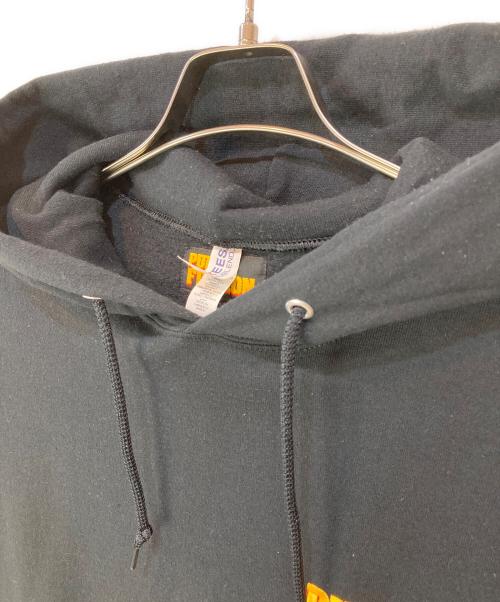 WACKO MARIA（ワコマリア）WACKO MARIA (ワコマリア) PULP FICTION (パルプフィクション) PULLOVER HOODED SWEAT SHIRT (TYPE-1) ブラック サイズ:Lの古着・服飾アイテム