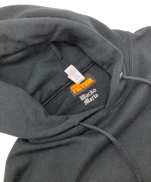 WACKO MARIA（ワコマリア）WACKO MARIA (ワコマリア) PULP FICTION (パルプフィクション) PULLOVER HOODED SWEAT SHIRT (TYPE-1) ブラック サイズ:Lの古着・服飾アイテム