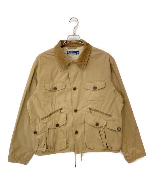 POLO RALPH LAUREN（ポロ・ラルフローレン）POLO RALPH LAUREN (ポロ・ラルフローレン) FISHUNTEX JACKET(フィッシュンテックス ジャケット) ベージュ サイズ:LLの古着・服飾アイテム