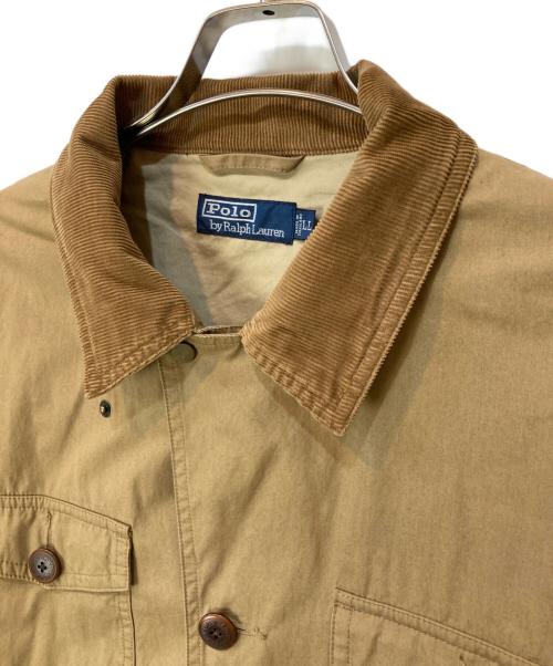 POLO RALPH LAUREN（ポロ・ラルフローレン）POLO RALPH LAUREN (ポロ・ラルフローレン) FISHUNTEX JACKET(フィッシュンテックス ジャケット) ベージュ サイズ:LLの古着・服飾アイテム