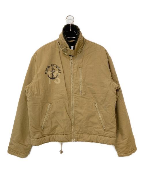 HOUSTON（ヒューストン）HOUSTON (ヒューストン) デッキジャケット ベージュ サイズ:42の古着・服飾アイテム