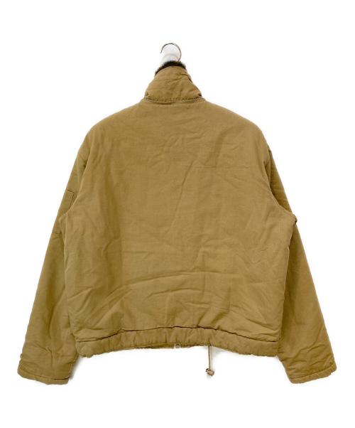 HOUSTON（ヒューストン）HOUSTON (ヒューストン) デッキジャケット ベージュ サイズ:42の古着・服飾アイテム