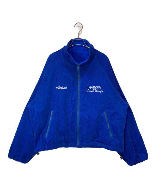 OUTDOOR PRODUCTS（アウトドア プロダクツ）OUTDOOR PRODUCTS (アウトドア プロダクツ) コーデュロイリバーシブルブルゾン ブルー サイズ:Fの古着・服飾アイテム