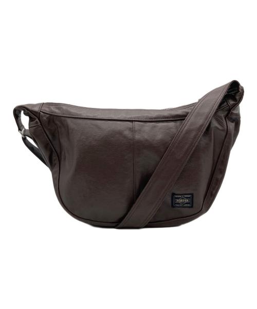 PORTER（ポーター）PORTER (ポーター) FREE STYLE SHOULDER BAG ブラウン サイズ:-の古着・服飾アイテム