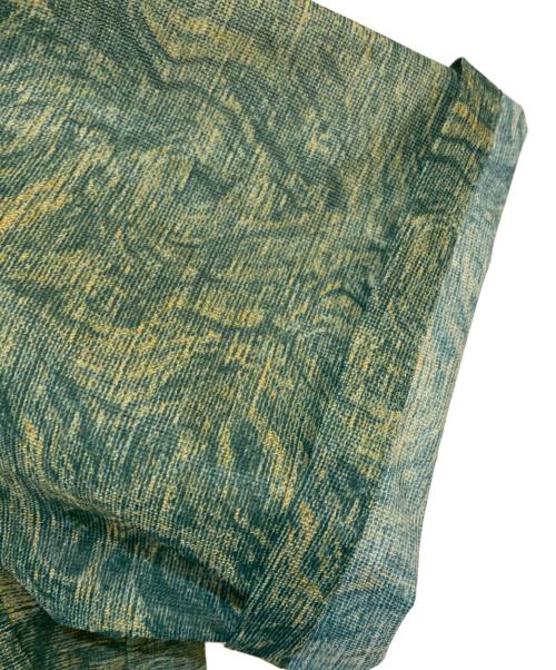 TOGA ARCHIVES（トーガアーカイブス）TOGA ARCHIVES (トーガアーカイブス) メッシュマーブルプリントショートスリーブシャツ グリーン サイズ:Sの古着・服飾アイテム