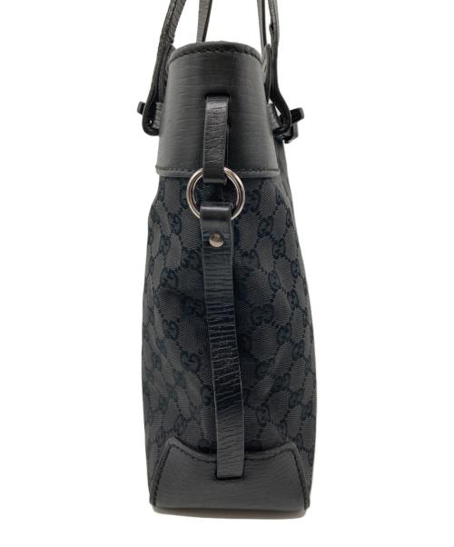 GUCCI（グッチ）GUCCI (グッチ) GGキャンバス トートバッグ ブラック サイズ:-の古着・服飾アイテム