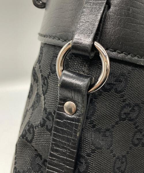 GUCCI（グッチ）GUCCI (グッチ) GGキャンバス トートバッグ ブラック サイズ:-の古着・服飾アイテム