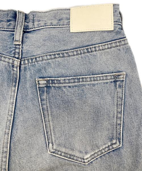 GYDA（ジェイダ）GYDA (ジェイダ) ハイウエスト OVER LAP ワイドレッグデニムパンツ インディゴ サイズ:Sの古着・服飾アイテム