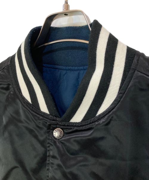 A BATHING APE（ア ベイシング エイプ）A BATHING APE (ア ベイシング エイプ) リバーシブルスタジャン ブラック サイズ:Lの古着・服飾アイテム