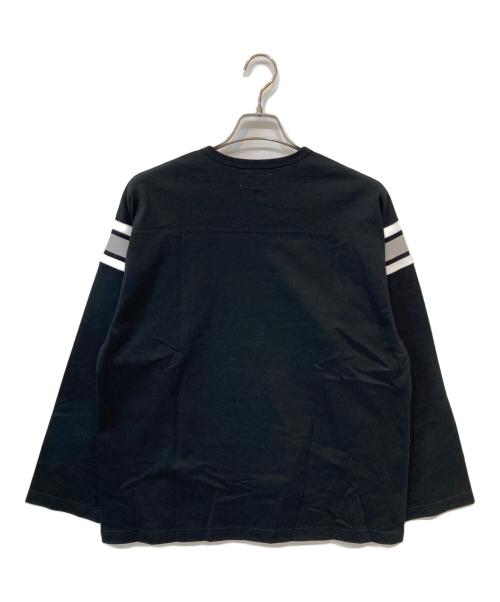 BlackEyePatch（ブラックアイパッチ）BlackEyePatch (ブラックアイパッチ) ALL CITY FOOTBALL HEAVY-WEIGHT TEEオールシティ ヘビーウェイト フットボールTシャツ ブラック サイズ:M 未使用品の古着・服飾アイテム