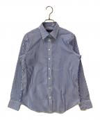 LAUREN RALPH LAURENローレンラルフローレン）の古着「ストライプシャツ」｜ブルー