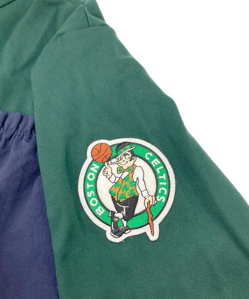 LOWRYS FARM（ローリーズファーム）LOWRYS FARM (ローリーズファーム) NBA (エヌビーエー) ワンピース グリーン×ネイビー サイズ:Fの古着・服飾アイテム