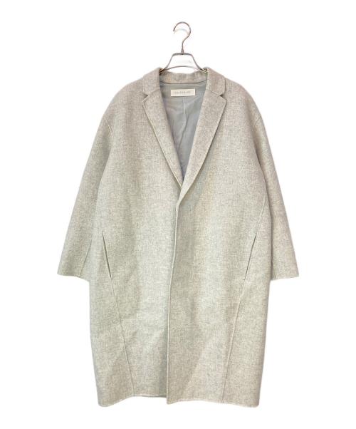 GALERIE VIE（ギャルリーヴィー）GALERIE VIE (ギャルリーヴィー) カシミヤ混チェスターコート グレー サイズ:36の古着・服飾アイテム