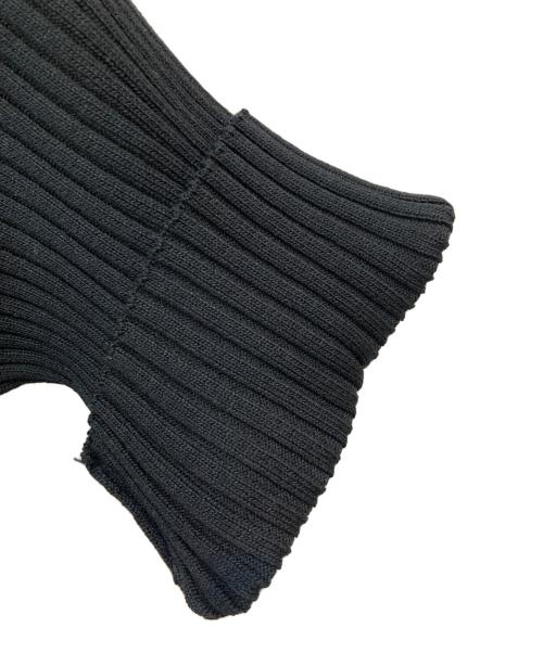 ANDREA&Co.（アンドレアアンドコー）ANDREA&Co. (アンドレアアンドコー) ビスチェニットトップス+ボリュームフリルチュールスカート ブラック サイズ:Fの古着・服飾アイテム