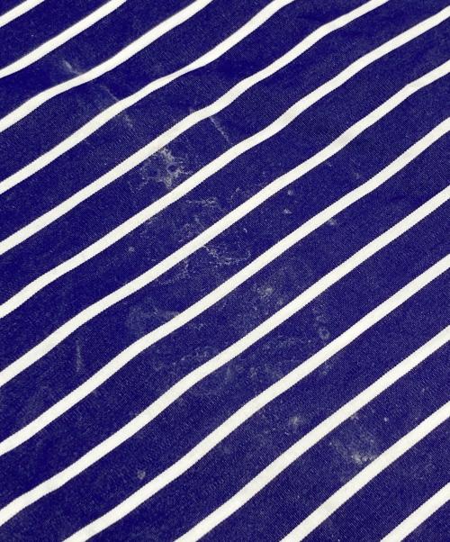 Graphpaper（グラフペーパー）Graphpaper (グラフペーパー) THOMAS MASON (トーマスメイソン) ストライプBDシャツ ブルー サイズ:3の古着・服飾アイテム