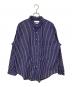 Graphpaper（グラフペーパー）の古着「ストライプBDシャツ」｜ブルー