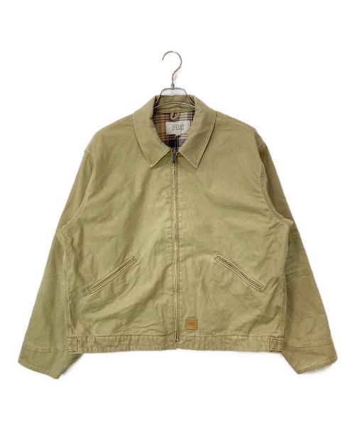 SEDAN ALL-PURPOSE（セダンオールパーパス）SEDAN ALL-PURPOSE (セダンオールパーパス) Vintage Washed Cotton Duck Jacket カーキ サイズ:XLの古着・服飾アイテム