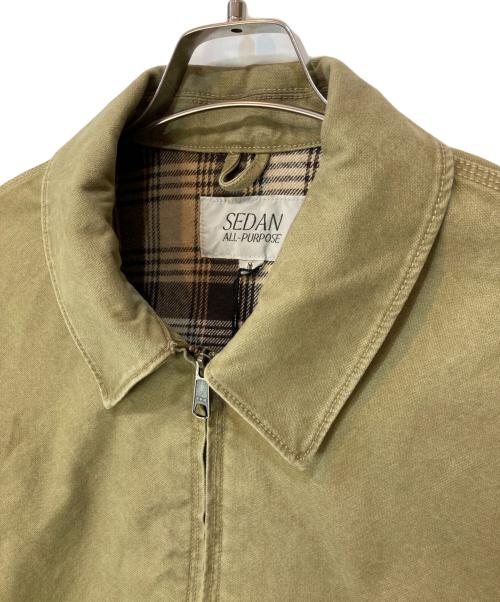 SEDAN ALL-PURPOSE（セダンオールパーパス）SEDAN ALL-PURPOSE (セダンオールパーパス) Vintage Washed Cotton Duck Jacket カーキ サイズ:XLの古着・服飾アイテム