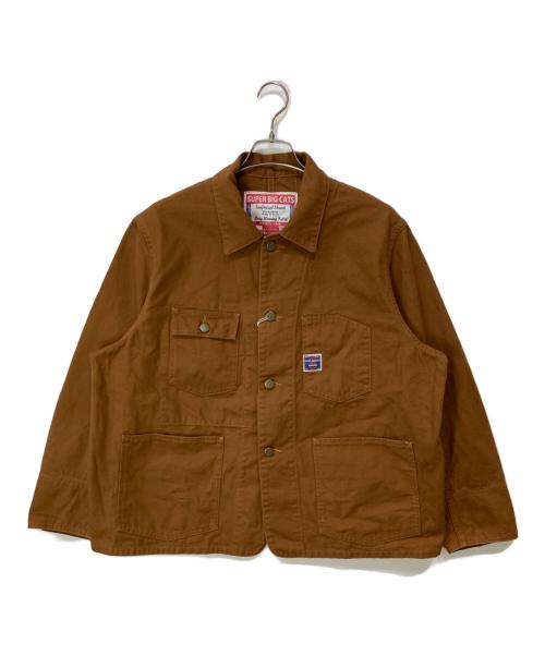 WORKERS（ワーカーズ）WORKERS (ワーカーズ) SUPER BIG CAT Railroad Jacket ブラウン サイズ:42の古着・服飾アイテム