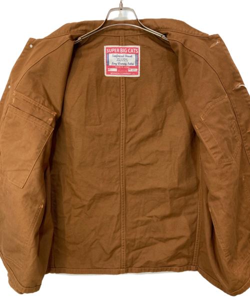 WORKERS（ワーカーズ）WORKERS (ワーカーズ) SUPER BIG CAT Railroad Jacket ブラウン サイズ:42の古着・服飾アイテム