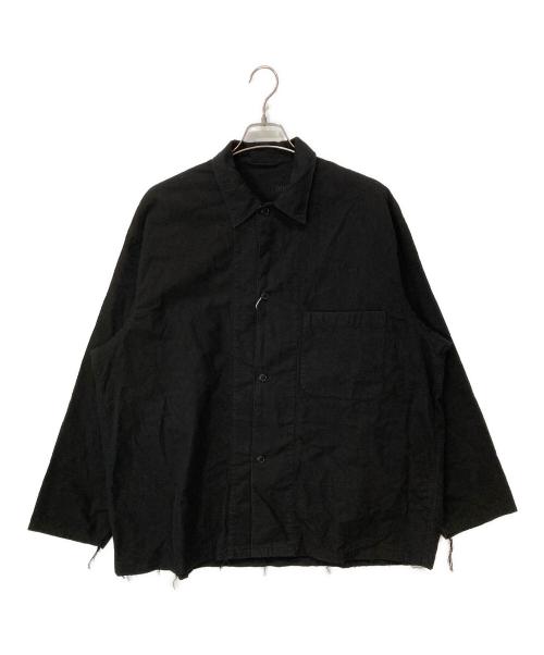COMOLI（コモリ）COMOLI (コモリ) コットンネル シャツジャケット ブラック サイズ:3の古着・服飾アイテム