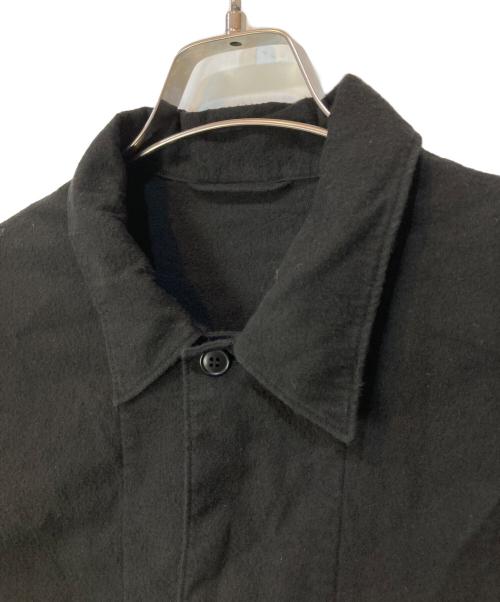 COMOLI（コモリ）COMOLI (コモリ) コットンネル シャツジャケット ブラック サイズ:3の古着・服飾アイテム