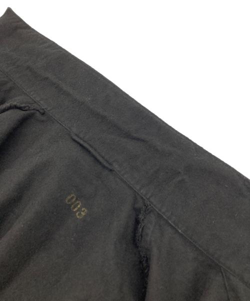 COMOLI（コモリ）COMOLI (コモリ) コットンネル シャツジャケット ブラック サイズ:3の古着・服飾アイテム